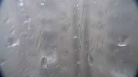 Drops of rain on glass Stock Footage 35608082