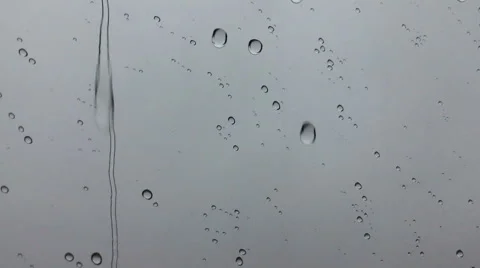 Drops of rain on glass Stock Footage 41290668