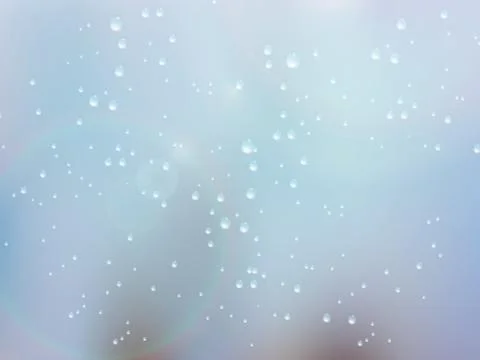 Drops of rain on the window. EPS10 Stock Illustration