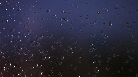 Drops of rain on the window. Stock Footage 12527878
