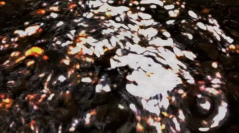 Drops &amp; ripples in water thunderstorm Stock Footage 33921394