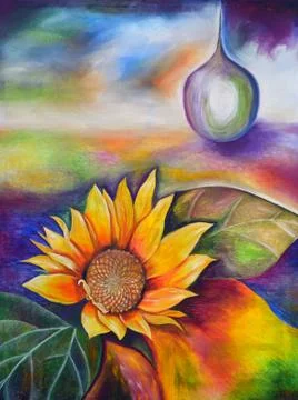 Drops of  Sunlight Illustrazione stock