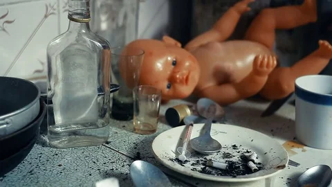 Drops syringe Video stock 82191697