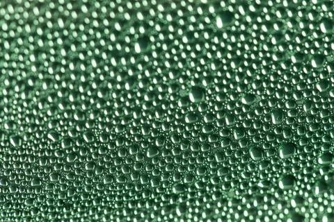 Drops transparent abstract texture. Drops build bubble pattern glass surfac.. Stock Photos