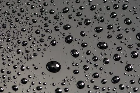 Drops transparent moisture texture background. Drops shape bubble pattern glass Stock Photos