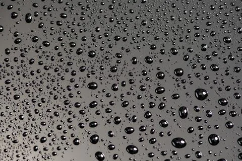 Drops transparent moisture texture. Drops shape bubble pattern glass. Drops s Stock Photos