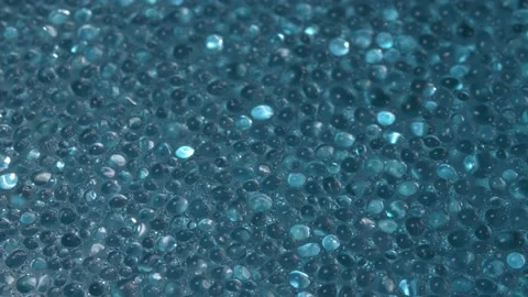 Drops of water. Abstract background. Blue base. Stock Footage 141548610