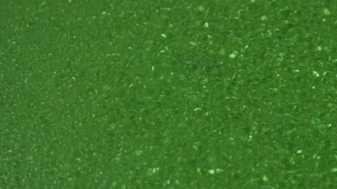 Drops of water. Abstract background. Green base. Видео 141548156