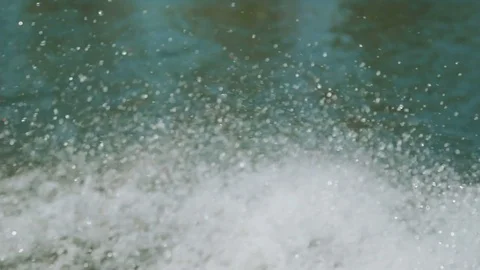 Drops of water from the boat Video stock 77569626