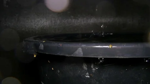 Drops of water fall down Video stock 80038514