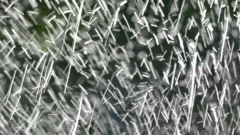 Drops of water falling to the ground Stock Footage 157232554