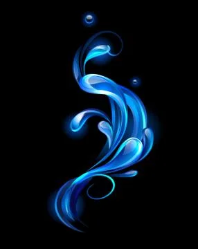 Drops of water Stock Illustration