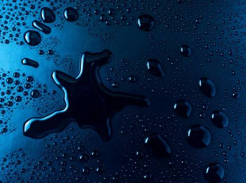 Drops of water Stock Photos