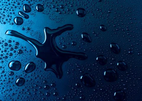 Drops of water Stock Photos