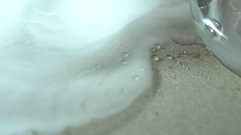 Drops of water in the smoke on the table Stock Footage 102522686