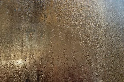 Drops of water on window. abstract background wet glass. perfect for design.. Stock Photos