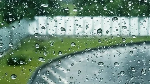 Drops of water on window 스톡 동영상 306719418