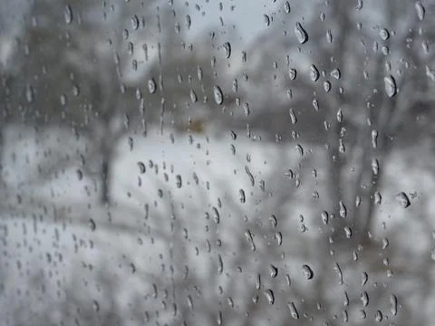 Drops water on windows 스톡 사진