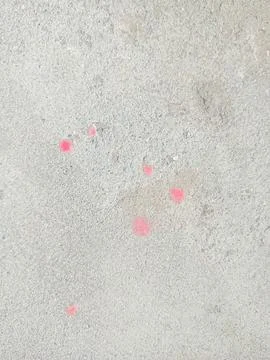 Drops of wax on the floor Stock Photos