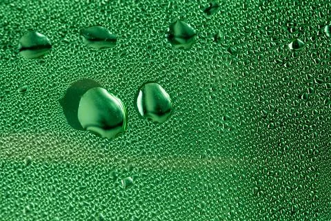 Drops wet transparent background. Drops create bubble pattern texture. Drops 写真素材