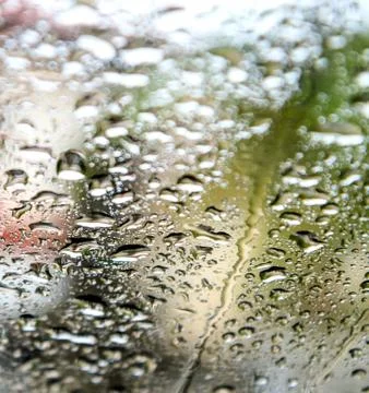 Drops on window Stock Photos