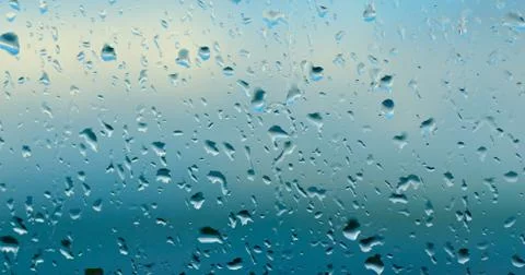 Drops on window Stock Photos