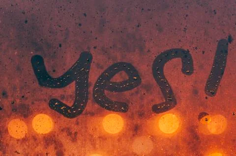 Drops On Window Stock Photos