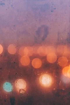 Drops On Window Stock Photos