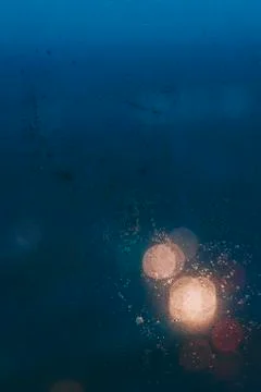 Drops On Window Stock Photos