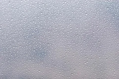 Drops On Window Stock Photos