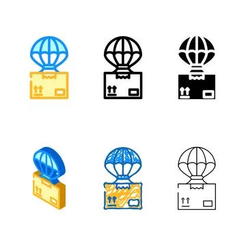 Dropshipping designs color icon vector Stock Illustration