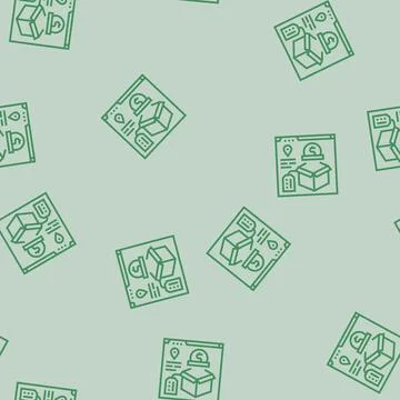 Dropshipping line seamless pattern Stock Illustration