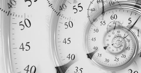 Droste effect background. Abstract design for concepts related to time. Stock Photos