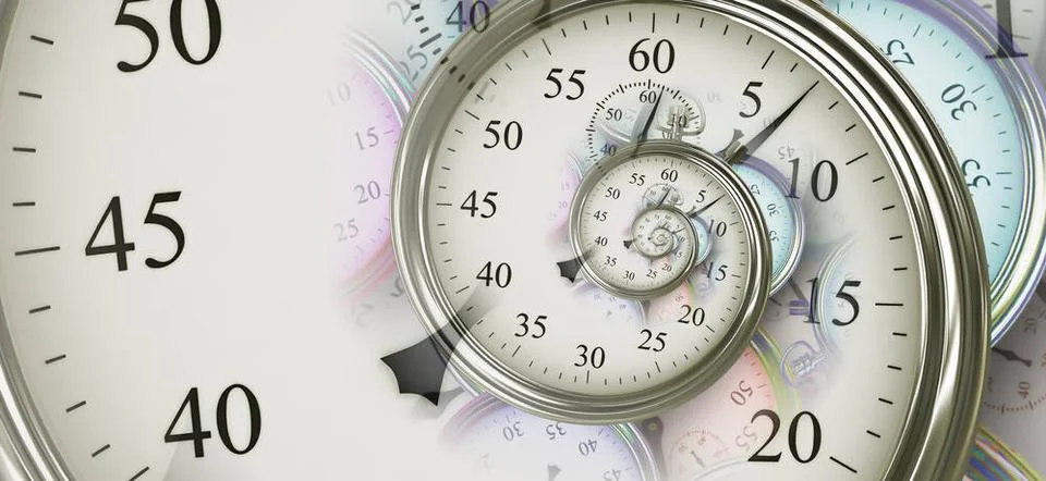 Droste effect background. Abstract design for concepts related to time. Dr... Stock Photos