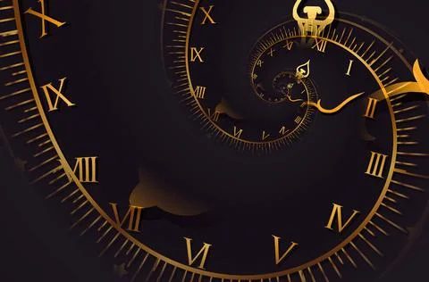 Droste effect background. Abstract design for concepts related to time. Dr... Stock Photos