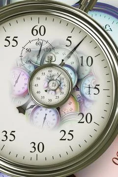 Droste effect background. Abstract design for concepts related to time. Dr... Stock Photos