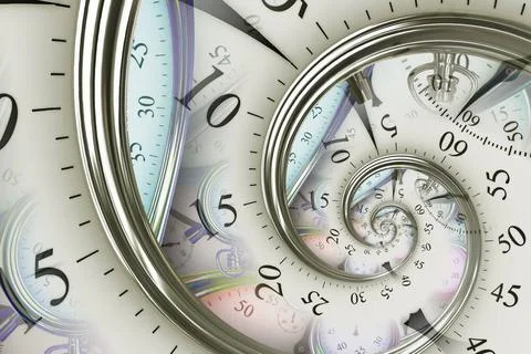 Droste effect background. Abstract design for concepts related to time. Dr... Stock Photos