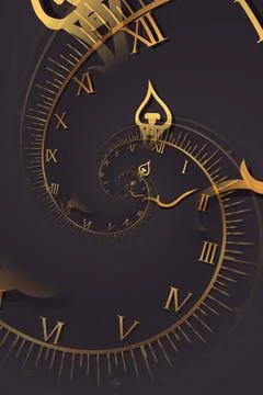 Droste effect background. Abstract design for concepts related to time. Dr... Stock Photos