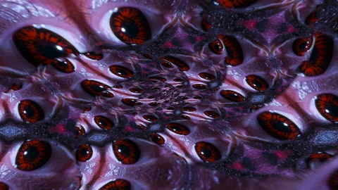 Droste Eyes Stock Footage 142692529
