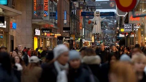 Drottninggatan Vídeo Stock 109526546