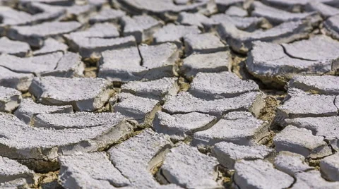 Drought And Cracked Volcano Mud 스톡 동영상 59543363