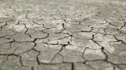 Drought caused by climate change Drought concept dried cracked soils thirst heat 스톡 동영상 334029740