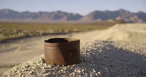 Drought Climate Change Global Warming Ghost Town Relics 002 Stock Footage 170039506