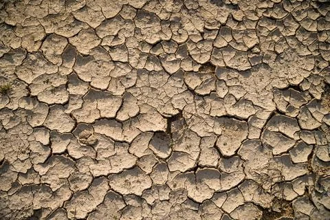 Drought Cracking Earth Soil Texture Background Stock Photos