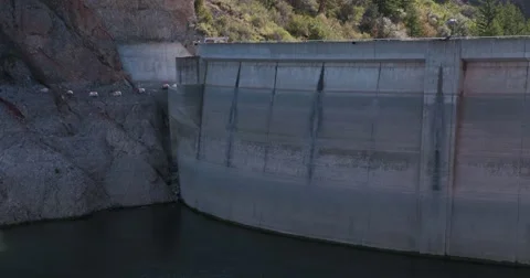 Drought dam tight shot Vídeos de archivo 53647755