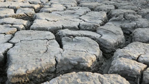 Drought Disaster, Dry Soil Stock Footage 268827936