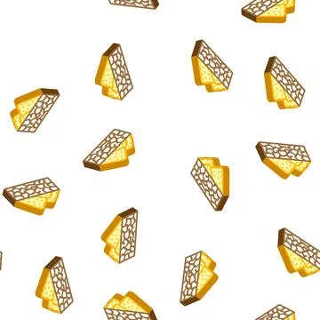 Drought disaster isometric icon seamless pattern Stock Illustration