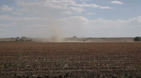Drought Dust Devil Stock Footage 44269774