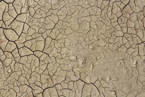 Drought earth with cracks. Foto stock