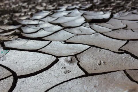 Drought earth with cracks. Stock Photos